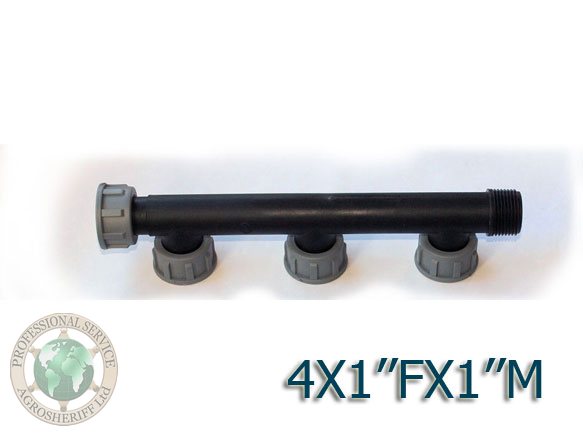 swivel manifold F 4X1"FX1"M