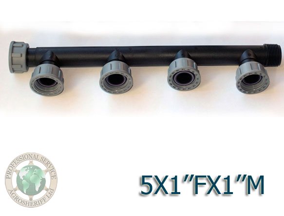 swivel manifold 5X1"FX1"M