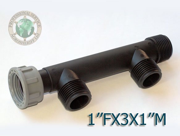 swivel manifold M 1''FX3X1''M