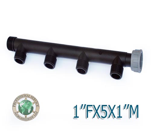 swivel manifold M 1''FX5X1''M